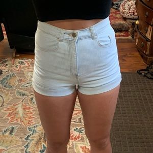 American apparel high waisted short